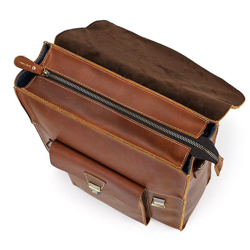 SCOTTSDALE Leather Convertible Backpack - Stylish & Versatile Homme8