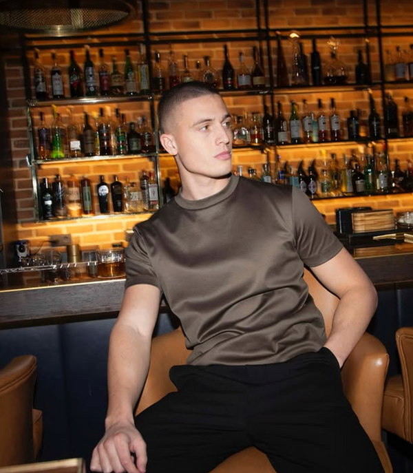 Not your average tee. The Luxe T-Shirt is designed to elevate your look—crafted from premium cotton for nights when comfort and confidence need to coexist.