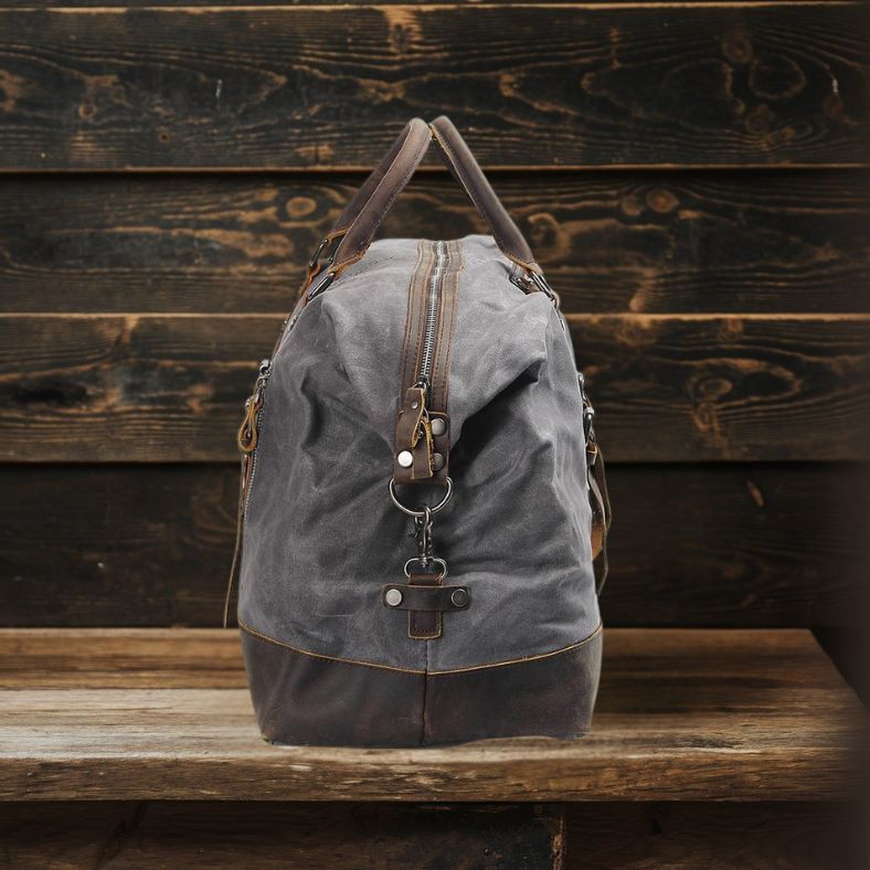 Seattle Canvas Duffle Bag - Durable, Stylish & Versatile Travel Companion Homme8 waxed canvas duffle bag