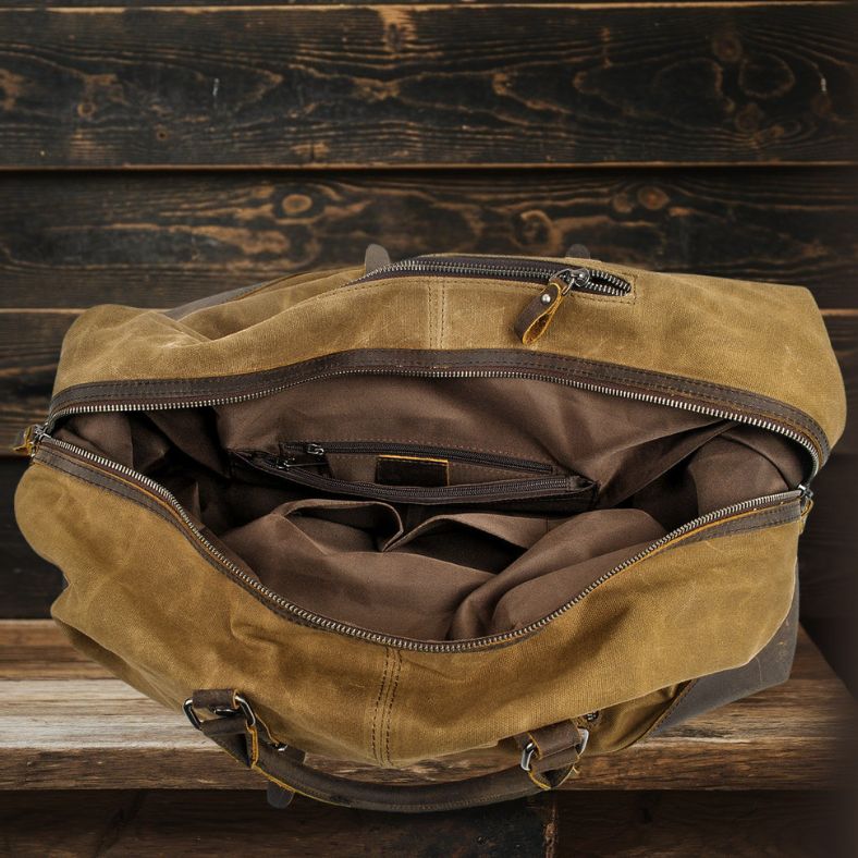 Seattle Canvas Duffle Bag - Durable, Stylish & Versatile Travel Companion Homme8 waxed canvas duffle bag