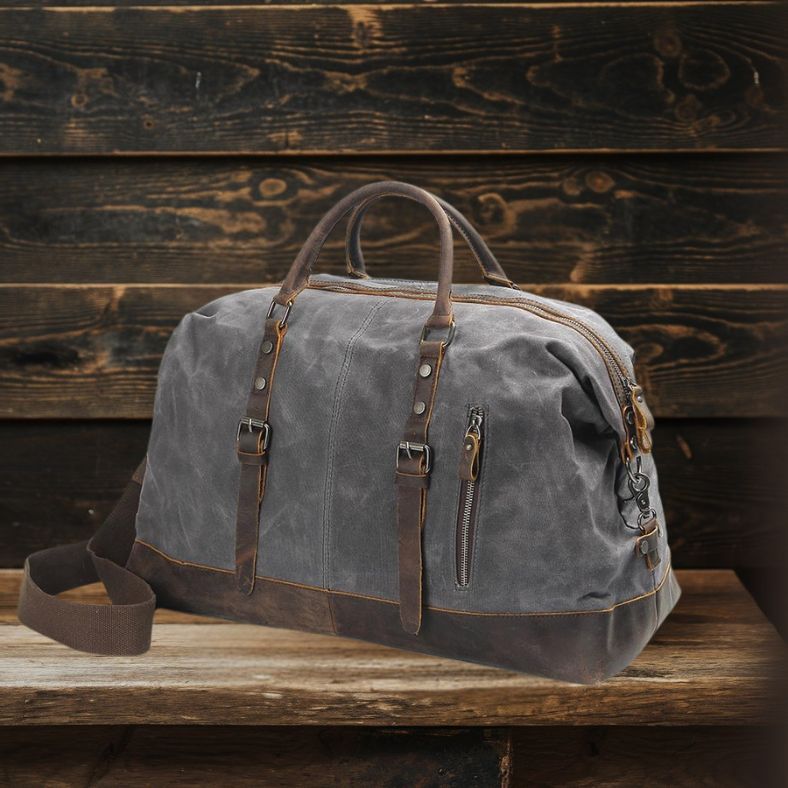 Seattle Canvas Duffle Bag - Durable, Stylish & Versatile Travel Companion Homme8 waxed canvas duffle bag