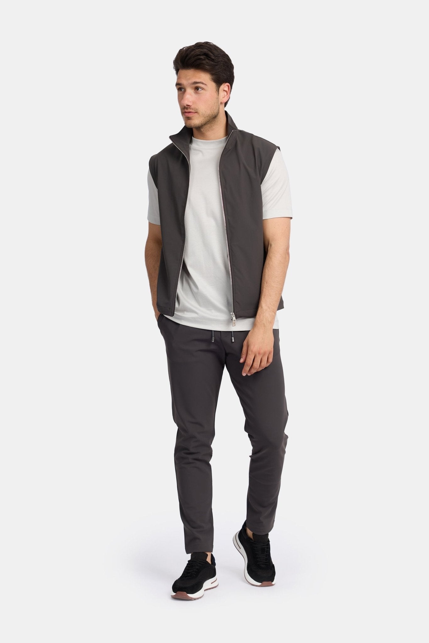 Slate Grey Tech Gilet - Stylish, Versatile & Functional Outerwear Homme8 Gilet