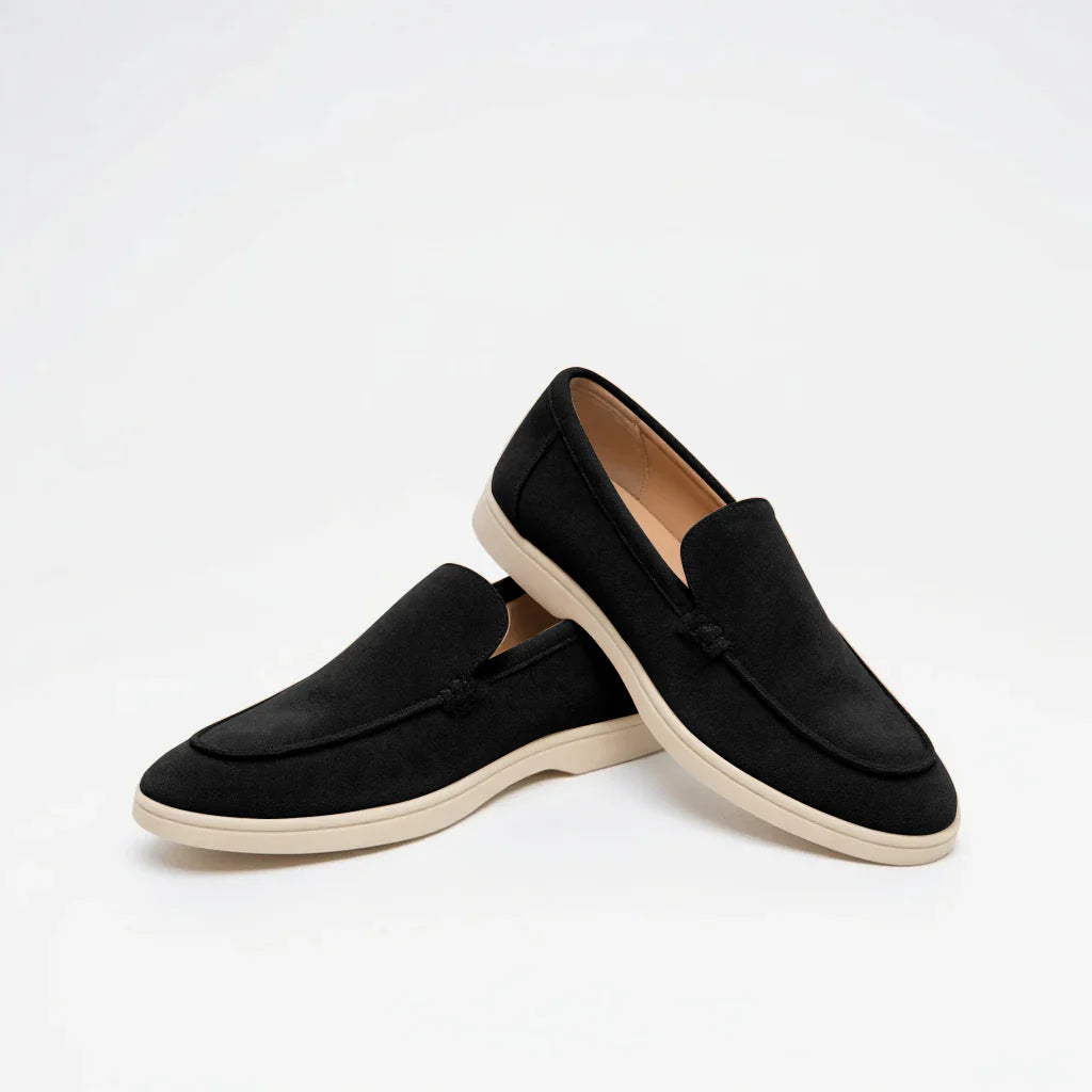 Suede Minimal Loafers Homme8