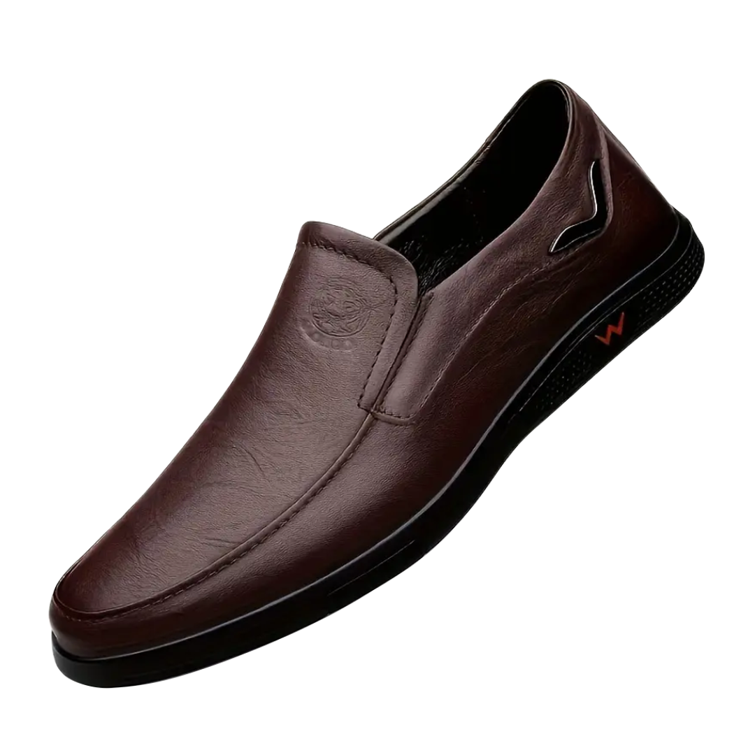 Aiden Casual Leather Slip-On Shoes - Comfort & Style Redefined Homme8 