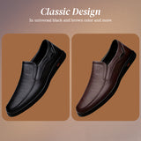 Aiden Casual Leather Slip-On Shoes - Comfort & Style Redefined