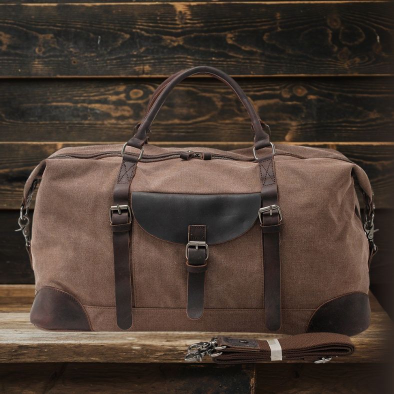 Boston Canvas Overnight Bag - Stylish, Durable & Spacious Travel Companion Homme8 waxed canvas duffle bag