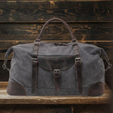Boston Canvas Overnight Bag - Stylish, Durable & Spacious Travel Companion Homme8 waxed canvas duffle bag