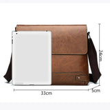 Bradford Men's PU Leather Shoulder Bag - Stylish & Versatile Homme8 