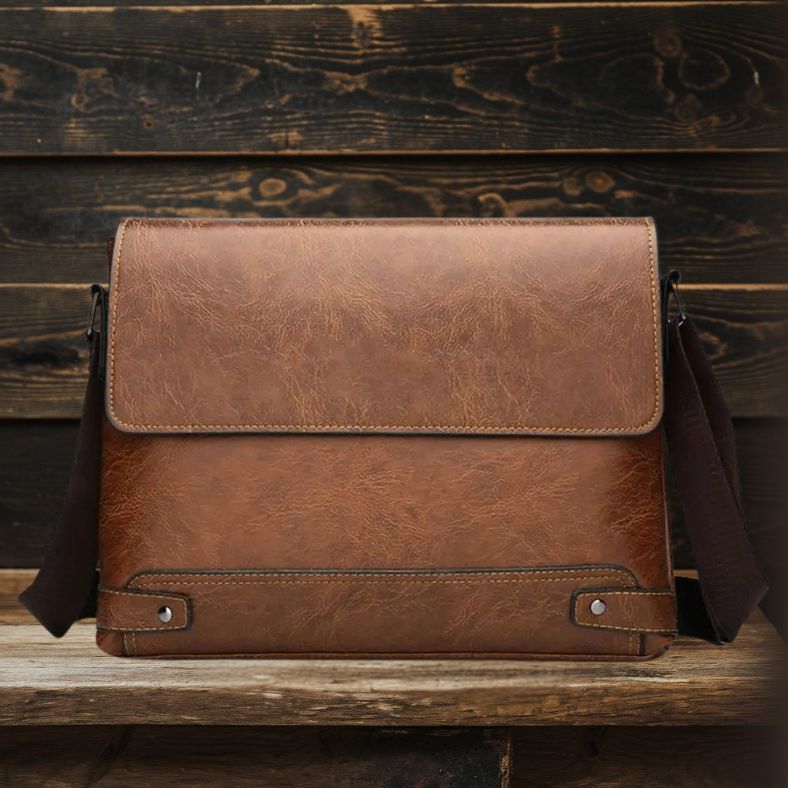 Bradford Men's PU Leather Shoulder Bag - Stylish & Versatile Homme8 