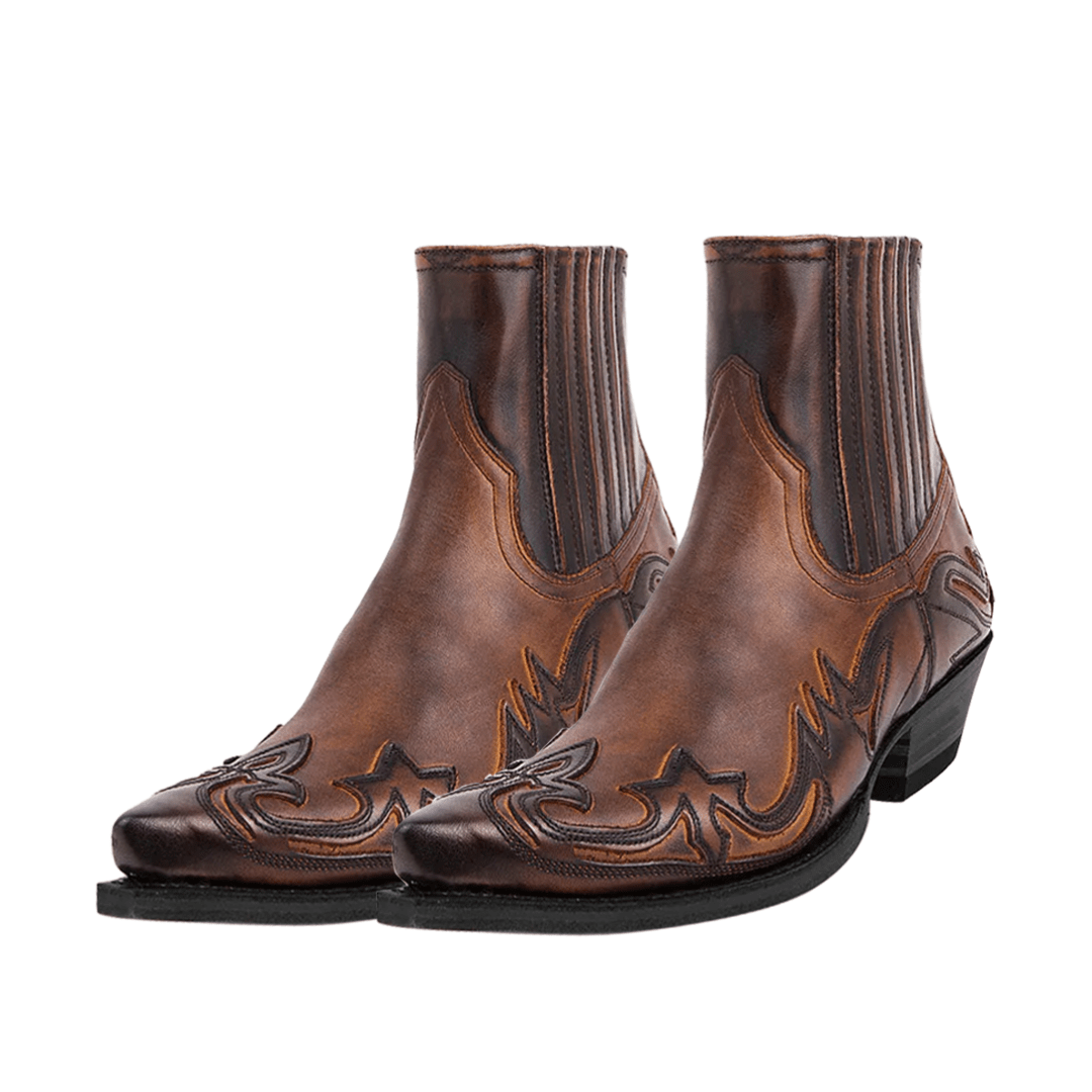 Brian Classic Low Cut Cowboy Boots - Stylish Comfort & Durability Homme8 