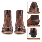 Brian Classic Low Cut Cowboy Boots - Stylish Comfort & Durability Homme8 