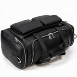 CHARLEROI Black Leather Duffle Bag - Stylish & Durable Travel Companion Homme8 leather duffle bag