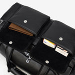CHARLEROI Black Leather Duffle Bag - Stylish & Durable Travel Companion Homme8 leather duffle bag