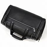 CHARLEROI Black Leather Duffle Bag - Stylish & Durable Travel Companion Homme8 leather duffle bag