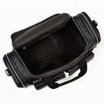 CHARLEROI Black Leather Duffle Bag - Stylish & Durable Travel Companion Homme8 leather duffle bag