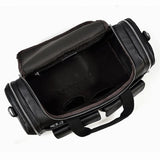 CHARLEROI Black Leather Duffle Bag - Stylish & Durable Travel Companion Homme8 leather duffle bag
