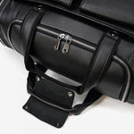 CHARLEROI Black Leather Duffle Bag - Stylish & Durable Travel Companion Homme8 leather duffle bag