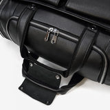 CHARLEROI Black Leather Duffle Bag - Stylish & Durable Travel Companion Homme8 leather duffle bag
