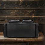 CHARLEROI Black Leather Duffle Bag - Stylish & Durable Travel Companion Homme8 leather duffle bag