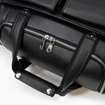 CHARLEROI Black Leather Duffle Bag - Stylish & Durable Travel Companion Homme8 leather duffle bag