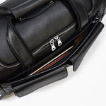 CHARLEROI Black Leather Duffle Bag - Stylish & Durable Travel Companion Homme8 leather duffle bag