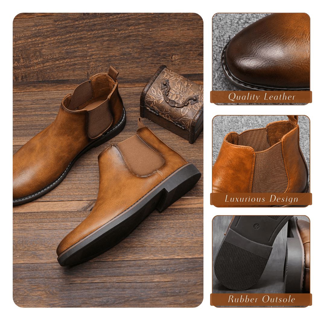 Caleb Men's Chelsea Boots: Stylish Comfort & Versatile Design Homme8 
