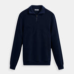 Classic Old Money Knitted Wool Zip Sweater for Timeless Elegance Homme8 