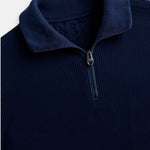 Classic Old Money Knitted Wool Zip Sweater for Timeless Elegance Homme8 