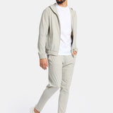 Cloud Grey Hooded Tech Suit - Stylish Comfort & Performance Homme8 Trainingspak