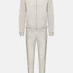 Cloud Grey Hooded Tech Suit - Stylish Comfort & Performance Homme8 Trainingspak