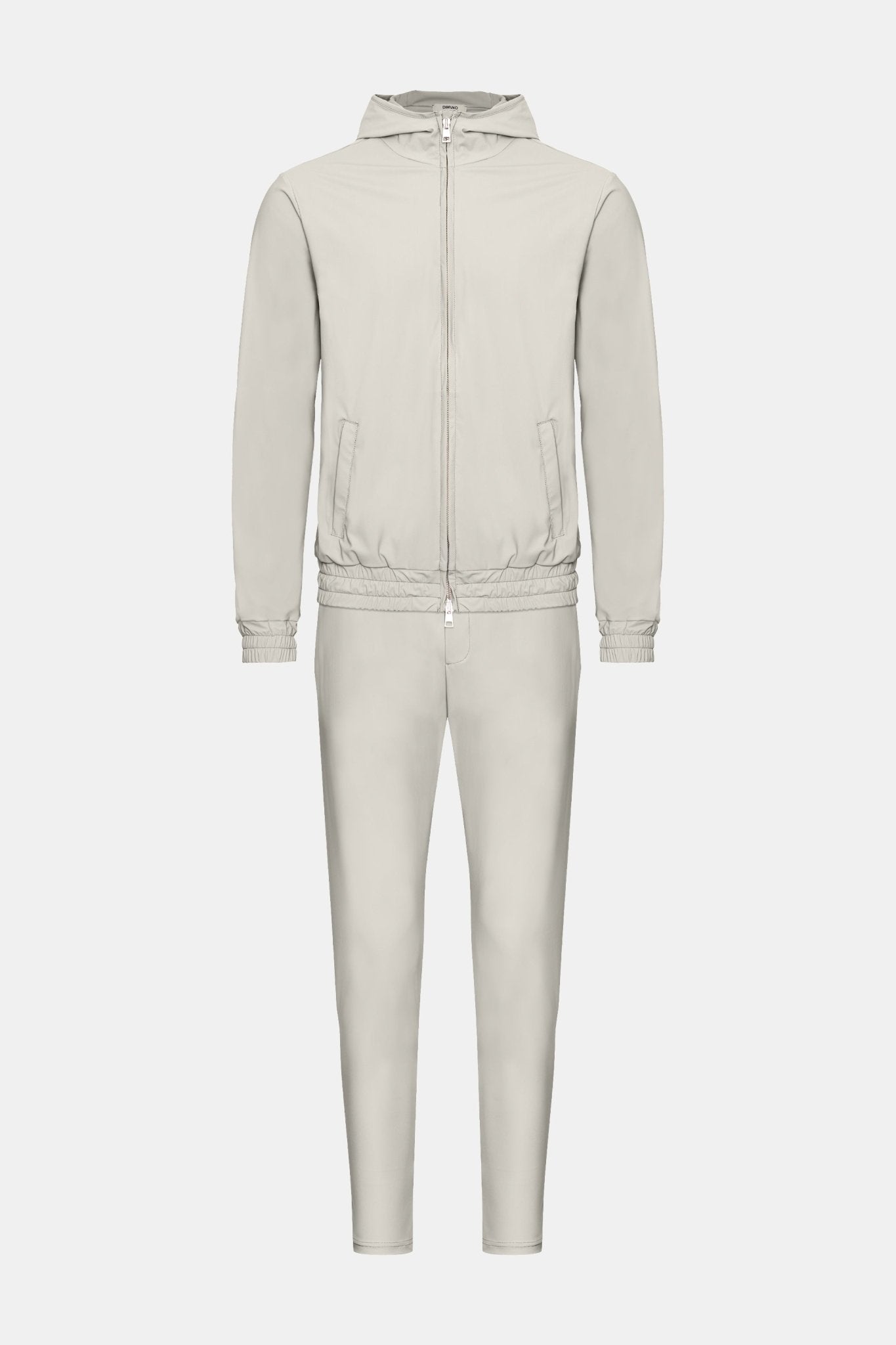 Cloud Grey Hooded Tech Suit - Stylish Comfort & Performance Homme8 Trainingspak