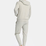 Cloud Grey Hooded Tech Suit - Stylish Comfort & Performance Homme8 Trainingspak
