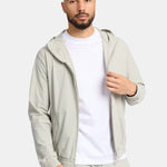 Cloud Grey Hooded Tech Suit - Stylish Comfort & Performance Homme8 Trainingspak