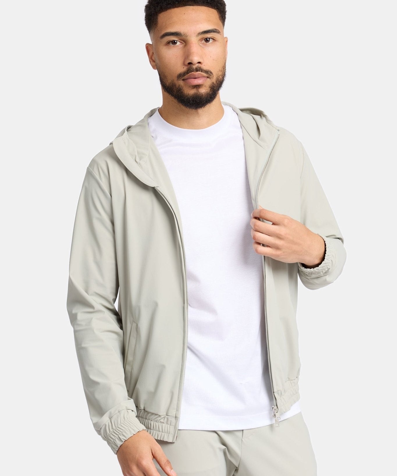 Cloud Grey Tech Vest with Hood – Stylish, Versatile & Functional Homme8 Trainingspak