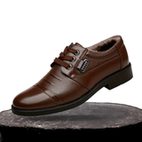 Cozy Non-Slip Rubber Sole Lace-Up Shoes with Plush Lining Homme8 