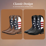 Custom American Flag Cowboy Boots - Western Style Enthusiasts