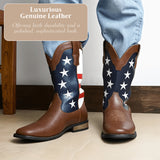 Custom American Flag Cowboy Boots - Western Style Enthusiasts