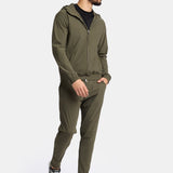 Dark Green Hooded Tech Vest - Stylish, Functional & Versatile Homme8 Trainingspak