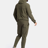 Dark Green Hooded Tech Vest - Stylish, Functional & Versatile Homme8 Trainingspak