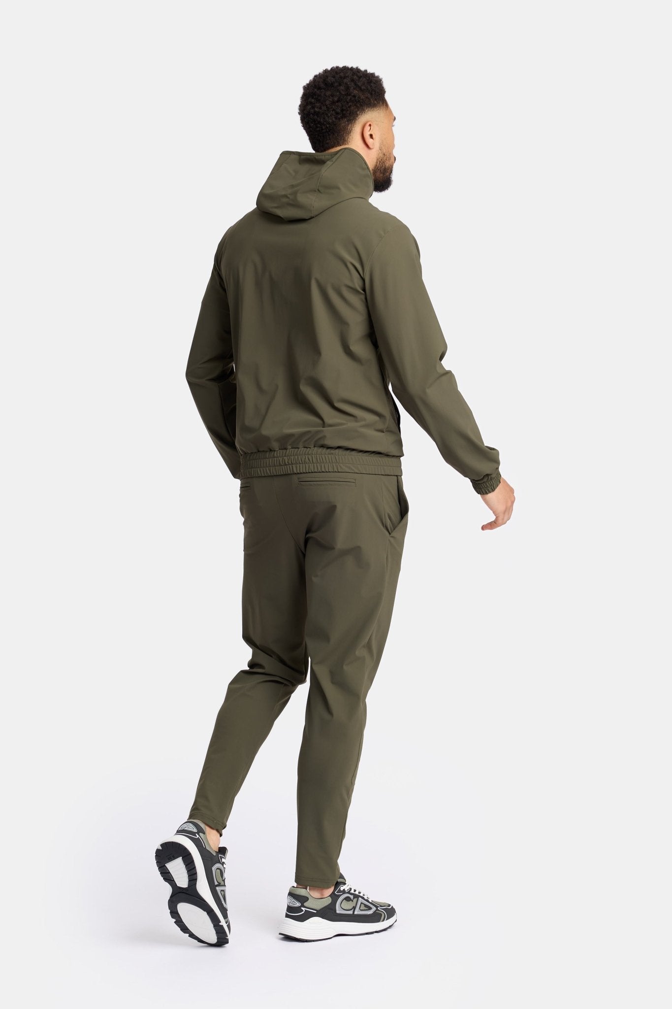Dark Green Hooded Tech Vest - Stylish, Functional & Versatile Homme8 Trainingspak