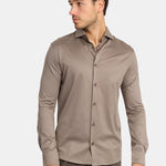 Desert Taupe Formal Shirt - Elegant, Versatile & Comfortable Homme8 Overhemden