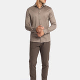 Desert Taupe Formal Shirt - Elegant, Versatile & Comfortable Homme8 Overhemden