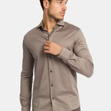 Desert Taupe Formal Shirt - Elegant, Versatile & Comfortable Homme8 Overhemden