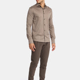 Desert Taupe Formal Shirt - Elegant, Versatile & Comfortable Homme8 Overhemden