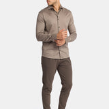 Desert Taupe Formal Shirt - Elegant, Versatile & Comfortable Homme8 Overhemden