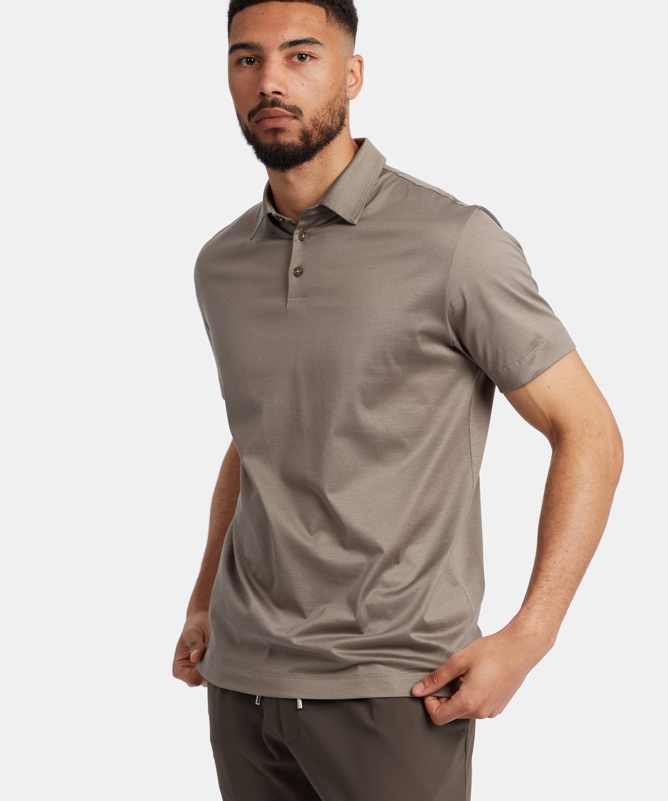 Desert Taupe Polo Shirt - Stylish Comfort for Every Occasion Homme8 Polo's