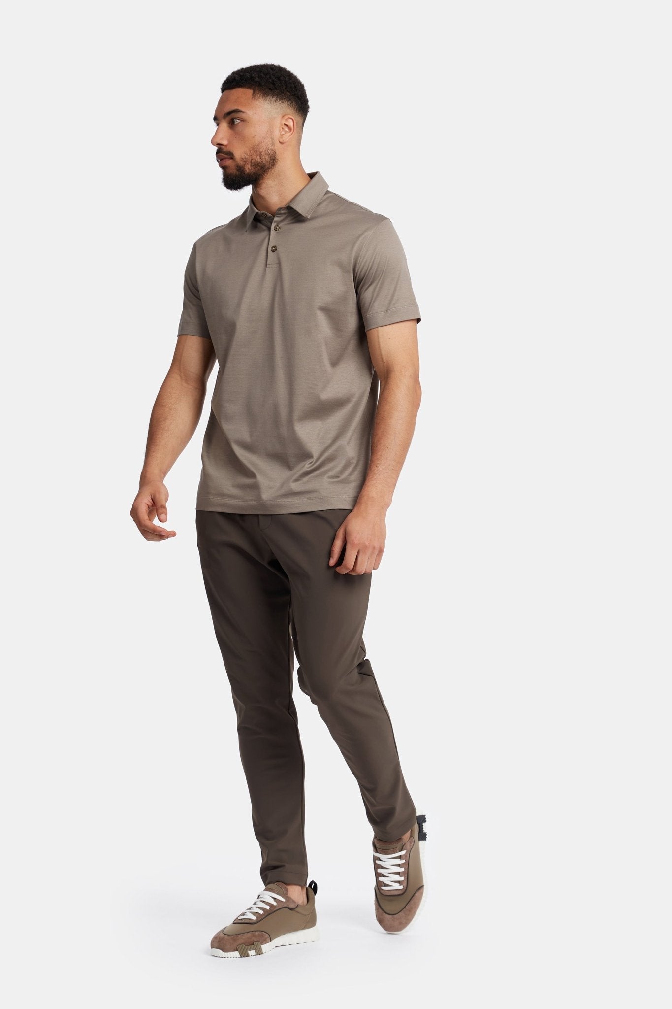 Desert Taupe Polo Shirt - Stylish Comfort for Every Occasion Homme8 Polo's
