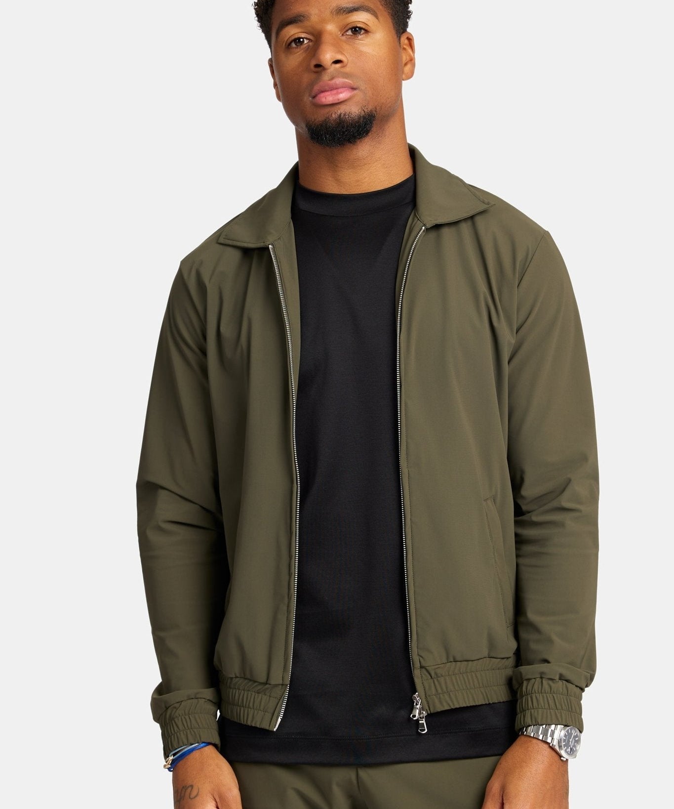 Eco-Friendly Dark Green Tech Vest - Sustainable Style & Comfort Homme8 Trainingspak