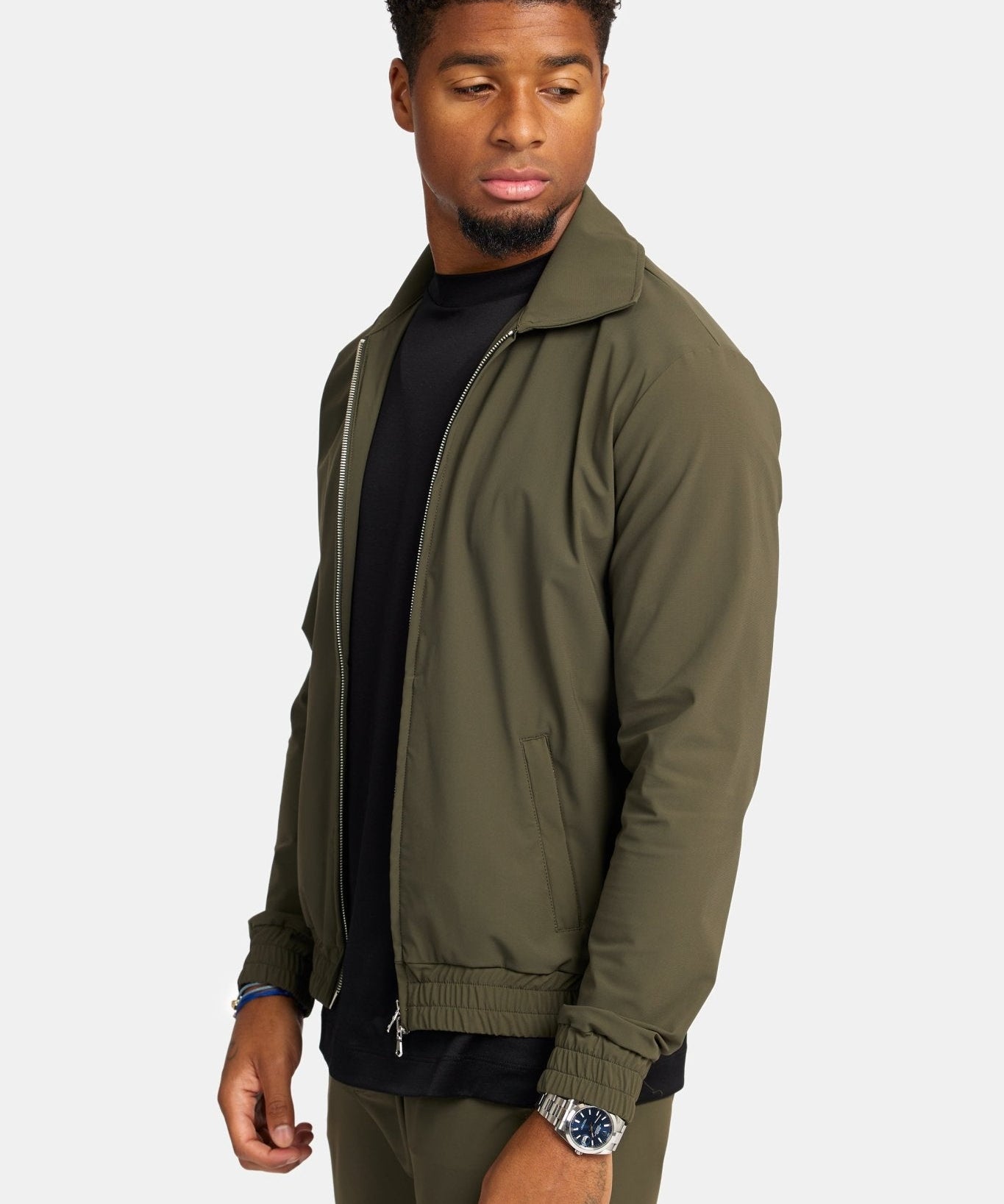 Eco-Friendly Dark Green Tech Vest - Sustainable Style & Comfort Homme8 Trainingspak