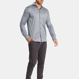 Elegant Mist Grey Formal Shirt - Perfect Fit & Timeless Style Homme8 Overhemden